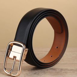 WINSOME DEAL Men Tang Closure Textured Formal Belt-image-92