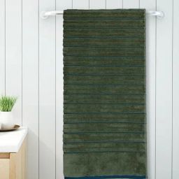 Spaces Exotica Dark Green 575 GSM Cotton Bath Towel-image-93