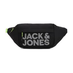 Jack & Jones Black Logo Print Belt Bag-image-8