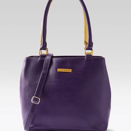 Caprese PEBBLE Colourblocked Structured Shoulder Bag-53