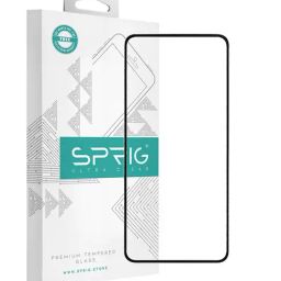 Sprig Edge To Edge Tempered Glass for Mi 11 Lite (Pack of 1) image 2
