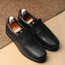 Louis Stitch Men's Jet Black Formal Loafers-picture-47