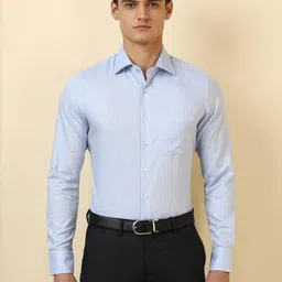 Allen Solly Sport Men Micro Ditsy Printed Spread Collar Pure Cotton Formal Shirt-picture-37