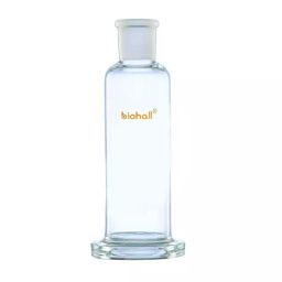 Biohall 500 ml Capacity Transparent Gas Washing Bottle with Interchangeable Joints, BLS.1113.02-48