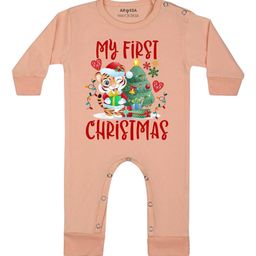 Arvesa My First Christmas Printed Bodysuit-image-19