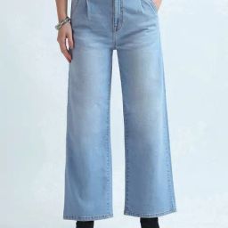 U.S. Polo Assn. Blue Relaxed Fit High Rise Jeans-image-67