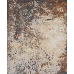 Obsessions Beige & Grey Abstract Polypropylene Carpet - Large image 2