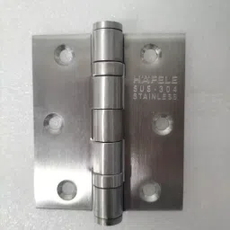 Hafele 3x2.5 inch Stainless Steel Matt Finish Ball Bearing Hinge with Timber Door Screw, 926.32.931-image-62