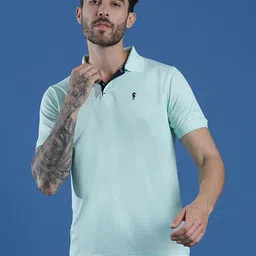 EPPE Men Dry Fit Solid Polo Collar T-Shirt-image-7