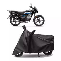 Auto Pearl Polyester Two Wheeler Cover for Honda CD 110 Dream (Grey)-image-88