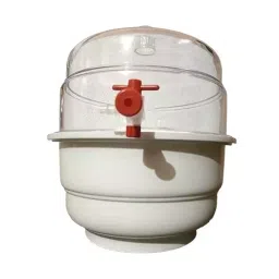 WKM 200 mm ID Polycarbonate Vaccum Dessicator with PTFE Stopcock KT39-37
