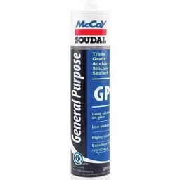 Soudal General Purpose Silicone Sealant White 260ml-15