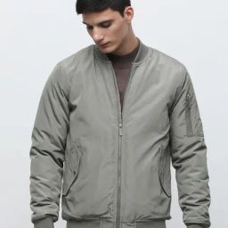 SELECTED HOMME Light Green Regular Fit Bomber Jacket-picture-48