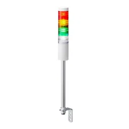 Patlite Signal Tower Light without Buzzer/Flashing, 50 mm 24 V DC Red, Amber, Green, White, LR5-402LJNW-RYGC-picture-17
