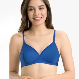 Every De by Amante Royal Blue Padded Non Wired Everyday Bra-picture-13