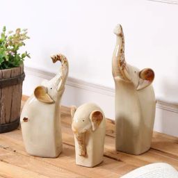 Tayhaa Basic Beige Ceramic Showpiece-image-8