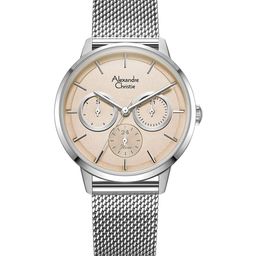 Alexandre Christie Women Embellished Dial & Stainless Steel Straps Analogue Watch-image-88