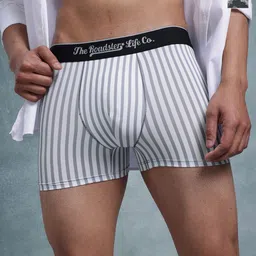 The Roadster Lifestyle Co Pack Of 2 Printed Mid Rise Stretchable Trunks RTO-PV-Print-RO2-R-picture-39
