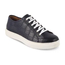 Tresmode Men Printed Leather Sneakers-25