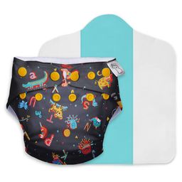 SuperBottoms Reusable and Washable Cloth Diapers Free Size UNO Animal Print - Multicolor-9