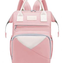 House of Quirk Multifunction Diaper Maternity Backpack Baby Boy Girl Large Capacity Convenient Baby Backpack - Seoul Pink-image-56