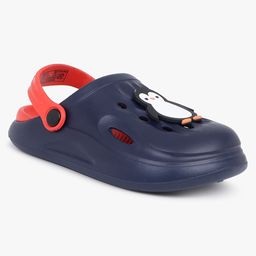 Superminis Penguin Applique Detailed Perforated Clogs - Navy Blue-image-58