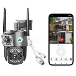 IFITech 4MP Dual-Lens Outdoor CCTV Camera | Smart Home Security Camera with Ethernet & SIM Card Connectivity | 360° Coverage | Two-Way Audio | Color Night Vision | Easy Setup |-image-2