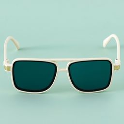 Babyhug Rectangle Shaped Sunglasses - White-picture-47