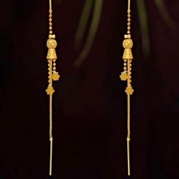 Raj And Deb Gold-Plated Brass Earrings-image-80