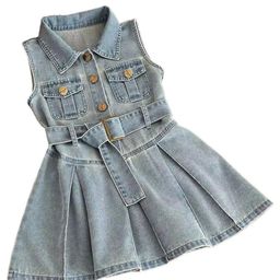 StyleCast x Revolte Girls Solid Shirt Collar Gathered or Pleated Cotton A-Line Dress-image-64