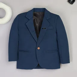 Ridokidz Boys Tailored-Fit Notched Lapel Single Breasted Blazer-image-67