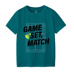 CODEZ Boys Typography 2 Printed Applique T-shirt image 2