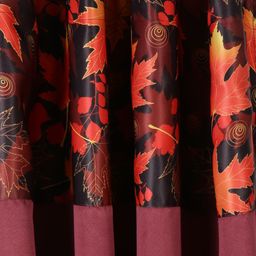 SWAYAM Wine-Coloured Single Blackout Window Curtain image 2