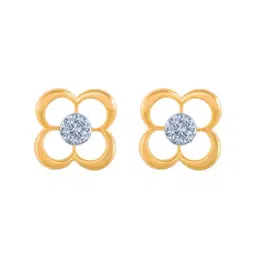 P.C. Chandra Jewellers 18 kt Gold & Diamond Earrings-picture-10