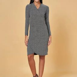 Annabelle by Pantaloons Black Printed Bodycon Dress-picture-37