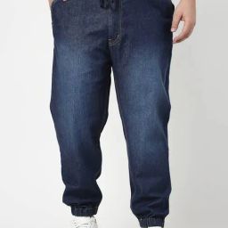 Melon by PlusS Blue Regular Fit Jogger Jeans-image-85