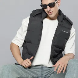 Aeropostale Sleeveless Hooded Gilet Jacket-picture-32