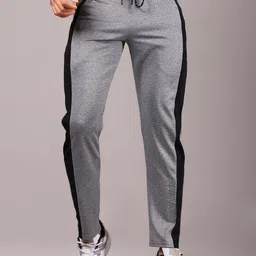V-Mart Men Colourblocked Mid-Rise Track Pant-picture-18