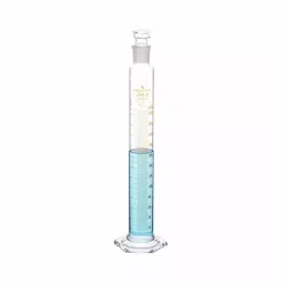 Supertek 2000 ml Class A Measuring Cylinder Hexagonal Base With Interchangeable Stopper, 77.507.2000IS image 1