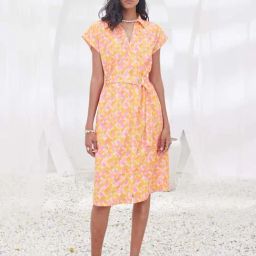 SALT Attire Multicolored Geometric Dress-image-14