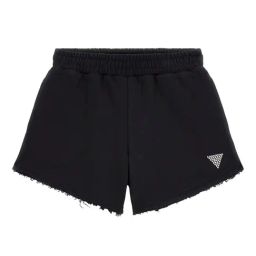 Guess Kids Black Regular Fit Mini Shorts-image-79