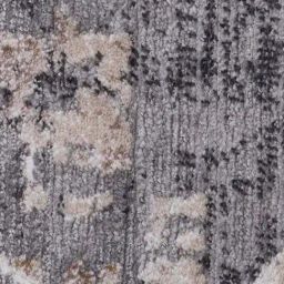 Obsessions Grey & Beige Abstract Polypropylene And Polyester Carpet - Medium image 5