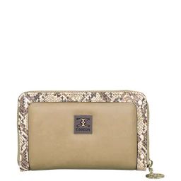Esbeda Brown Animal Effect Zip Around Wallet for Women-image-32