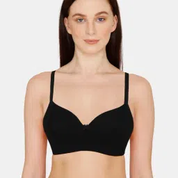Zivame Black Non Wired Padded Full Coverage Bra-41