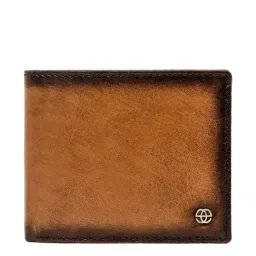 Eske Tris Tan Casual Leather Bi-Fold Wallet for Men-picture-19