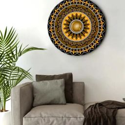 999Store Brown & Black MDF Wall Art Painting - Set of 1-image-93