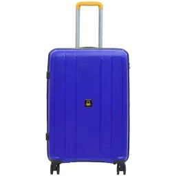 United Colors of Benetton Wayfarer Blue 8 Wheels Medium Hard Cabin Trolley Bag - 43.5 cm-image-83