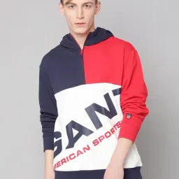 GANT Multicolor Full Sleeves Hooded Sweatshirt-image-88