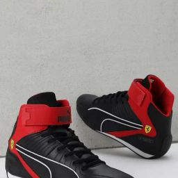 Puma Men's Scuderia Ferrari Kart Cat RL Black Ankle High Sneakers-image-29
