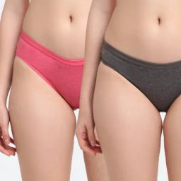 Friskers Pink & Grey Panty Set - Pack of 2-image-30